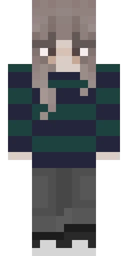 Серый скин Майнкрафт — скачать PNG бесплатно