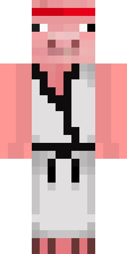 Свинья скин Майнкрафт — скачать PNG бесплатно
