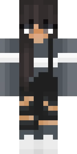 Серый скин Майнкрафт — скачать PNG бесплатно