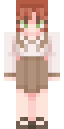 Аниме скин Майнкрафт — скачать PNG бесплатно