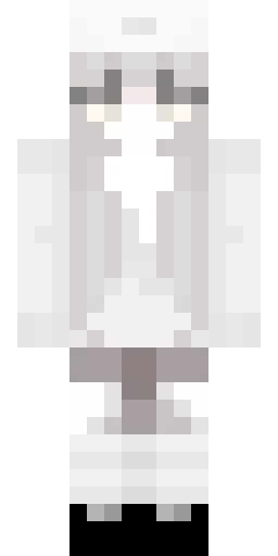 Белый скин Майнкрафт — скачать PNG бесплатно