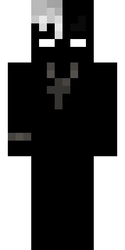 Тёмный скин Майнкрафт — скачать PNG бесплатно