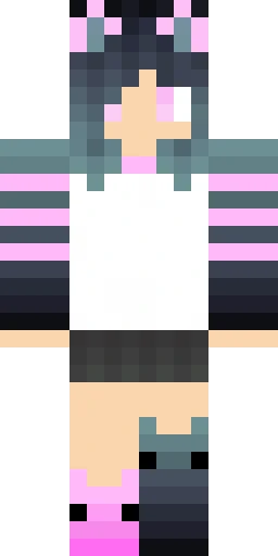 Фембой скин Майнкрафт — скачать PNG бесплатно