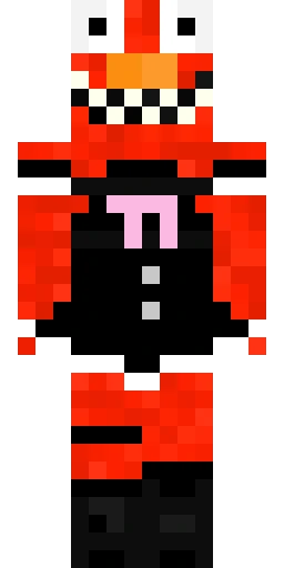 Страшный скин Майнкрафт — скачать PNG бесплатно