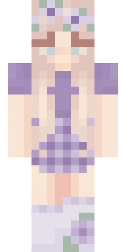 Фиолетовый скин Майнкрафт — скачать PNG бесплатно