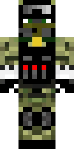 Военный скин Майнкрафт — скачать PNG бесплатно