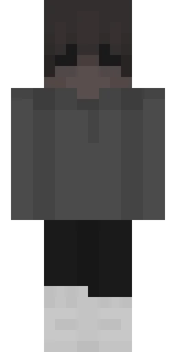 Серый скин Майнкрафт — скачать PNG бесплатно