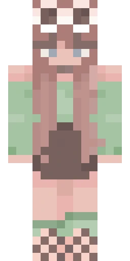 Для девочек скин Майнкрафт — скачать PNG бесплатно