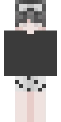 Серый скин Майнкрафт — скачать PNG бесплатно