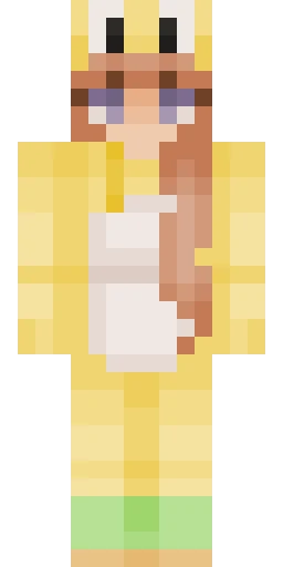 Жёлтый скин Майнкрафт — скачать PNG бесплатно