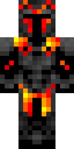 Огонь скин Майнкрафт — скачать PNG бесплатно
