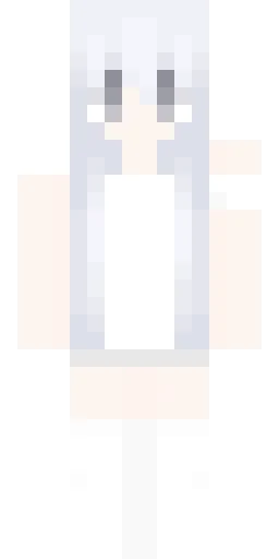 Белый скин Майнкрафт — скачать PNG бесплатно