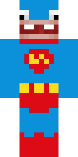 Синий скин Майнкрафт — скачать PNG бесплатно