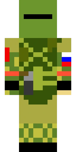 Военный скин Майнкрафт — скачать PNG бесплатно