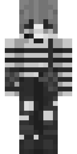 Серый скин Майнкрафт — скачать PNG бесплатно