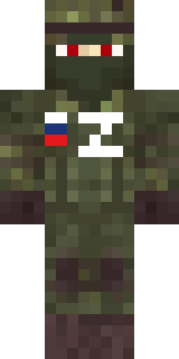 Военный скин Майнкрафт — скачать PNG бесплатно