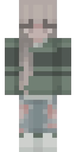 Зелёный скин Майнкрафт — скачать PNG бесплатно