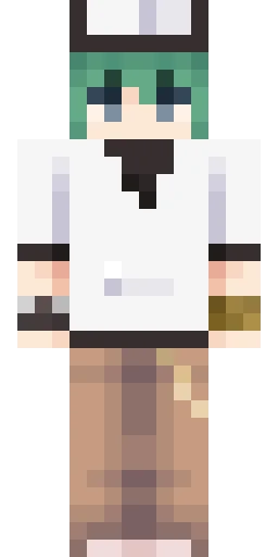 Зелёный скин Майнкрафт — скачать PNG бесплатно