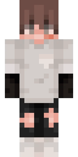 Серый скин Майнкрафт — скачать PNG бесплатно