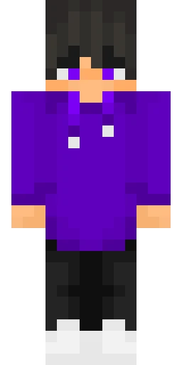 Фиолетовый скин Майнкрафт — скачать PNG бесплатно