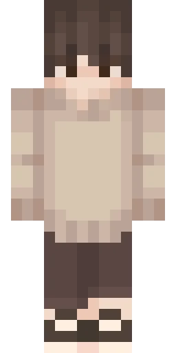 Коричневый скин Майнкрафт — скачать PNG бесплатно