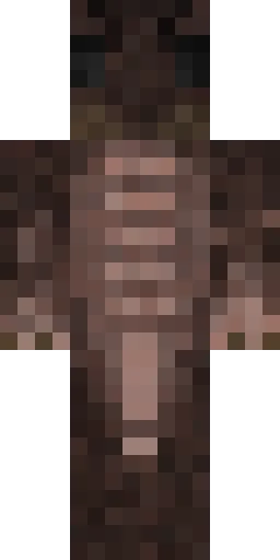 Страшный скин Майнкрафт — скачать PNG бесплатно