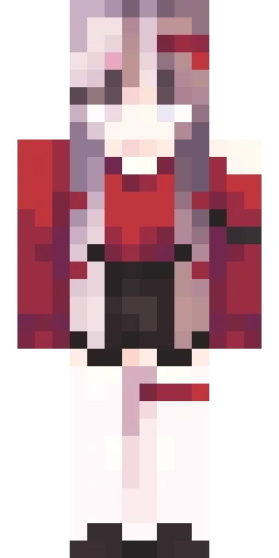 Красный скин Майнкрафт — скачать PNG бесплатно
