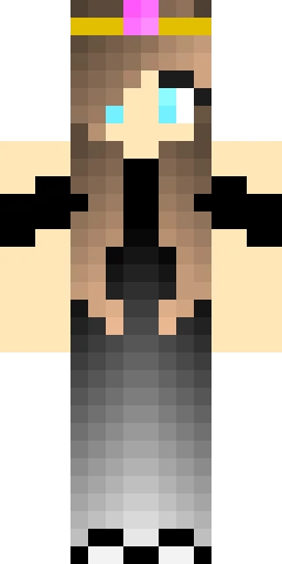 С короной скин Майнкрафт — скачать PNG бесплатно