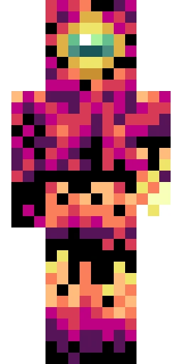 Страшный скин Майнкрафт — скачать PNG бесплатно