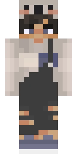 Серый скин Майнкрафт — скачать PNG бесплатно
