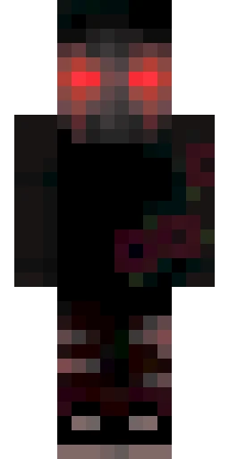 Страшный скин Майнкрафт — скачать PNG бесплатно
