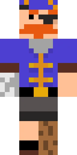Пират скин Майнкрафт — скачать PNG бесплатно