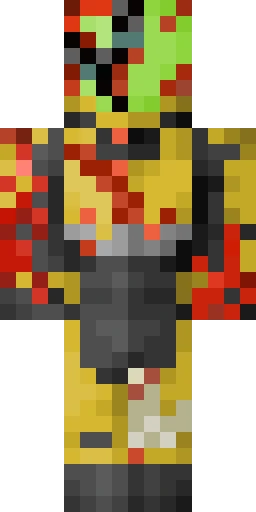 Страшный скин Майнкрафт — скачать PNG бесплатно