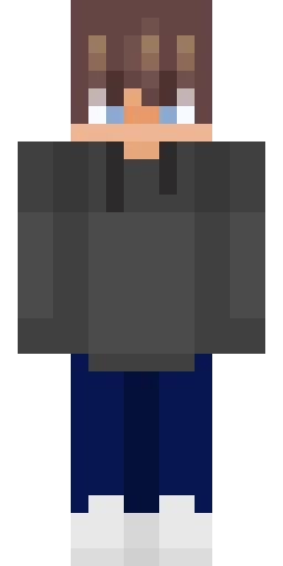 Серый скин Майнкрафт — скачать PNG бесплатно