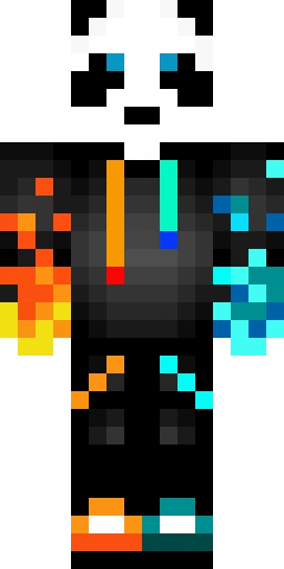 Огонь скин Майнкрафт — скачать PNG бесплатно