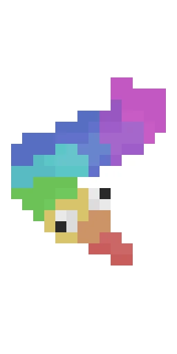 Радужный скин Майнкрафт — скачать PNG бесплатно