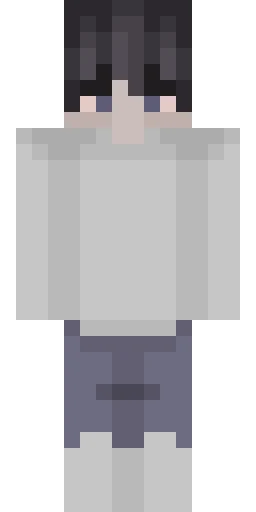 Серый скин Майнкрафт — скачать PNG бесплатно