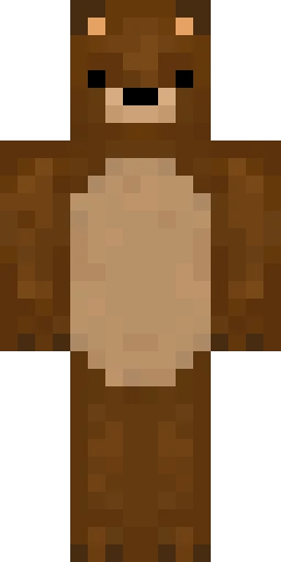 Медведь скин Майнкрафт — скачать PNG бесплатно