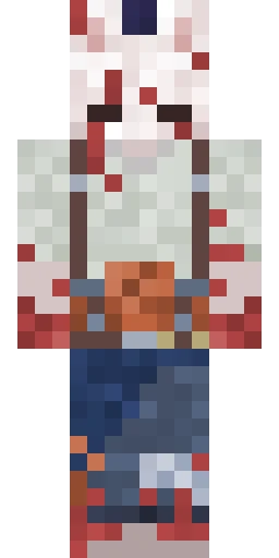 Страшный скин Майнкрафт — скачать PNG бесплатно