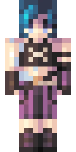 Фиолетовый скин Майнкрафт — скачать PNG бесплатно
