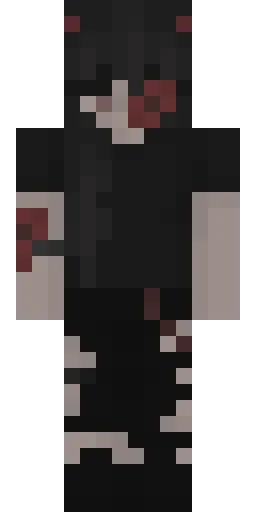 Тёмный скин Майнкрафт — скачать PNG бесплатно