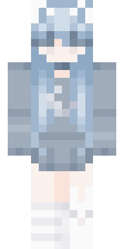 Белый скин Майнкрафт — скачать PNG бесплатно