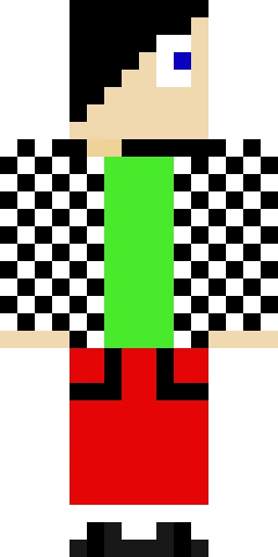 Аниме скин Майнкрафт — скачать PNG бесплатно