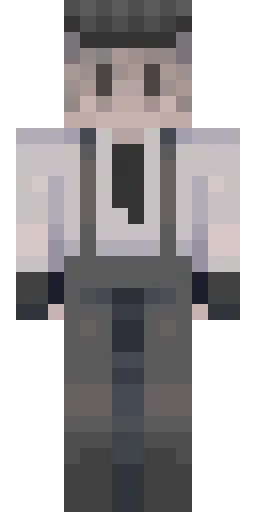 Серый скин Майнкрафт — скачать PNG бесплатно