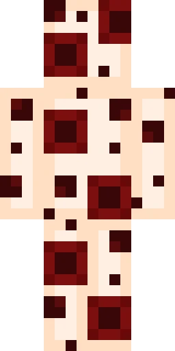 Страшный скин Майнкрафт — скачать PNG бесплатно