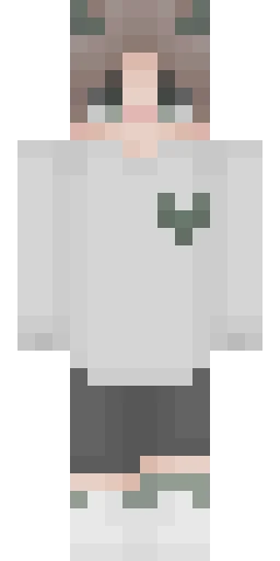 Серый скин Майнкрафт — скачать PNG бесплатно