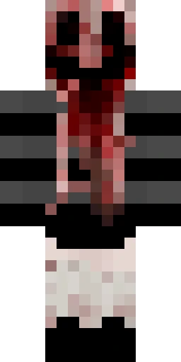 Страшный скин Майнкрафт — скачать PNG бесплатно