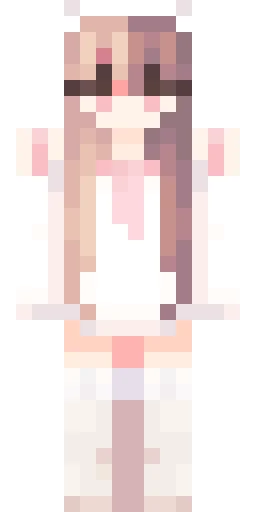 Белый скин Майнкрафт — скачать PNG бесплатно