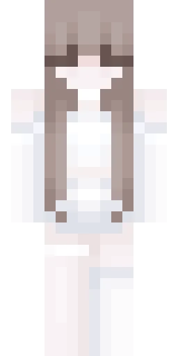 Белый скин Майнкрафт — скачать PNG бесплатно