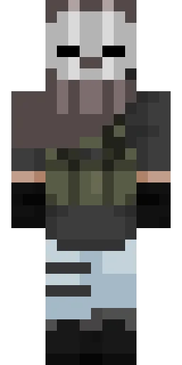 Страшный скин Майнкрафт — скачать PNG бесплатно